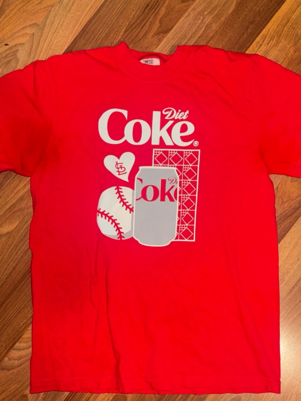 St. Louis Cardinals Diet Coke Red Graphic Tee